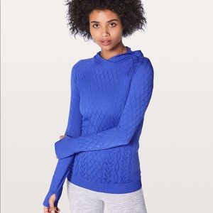 Lululemon Rest Less Hoodie Blazer Blue